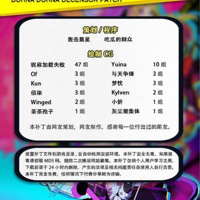 #多娜多娜一起来干坏事吧 CG去码补丁