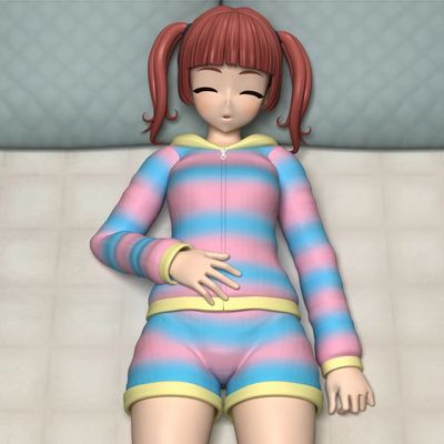 猫拳作品,sleeping girl